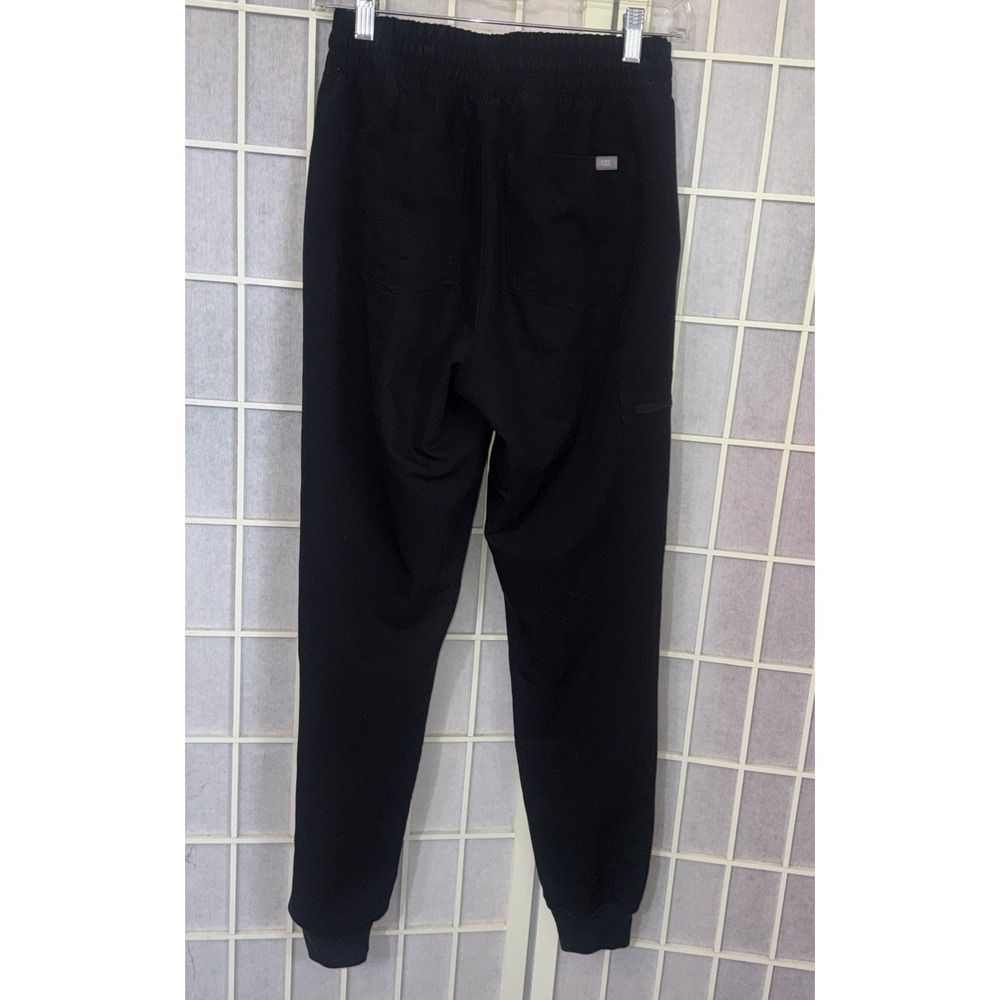 FIGS Black Technical Medical Surgical Jogger Scrub Pants Workwear Nursing Sz XS - Picture 2 of 7